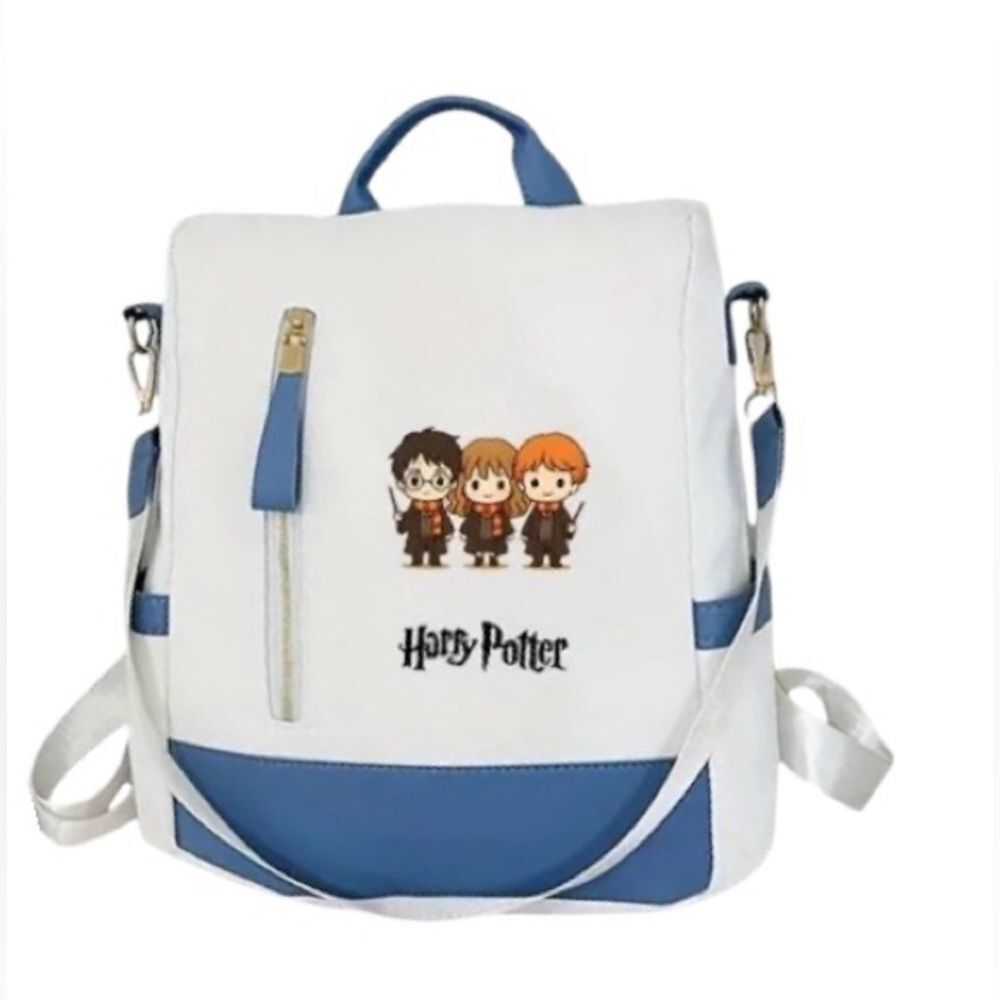 Warner Bros. White and Blue Harry Potter Character Backpack